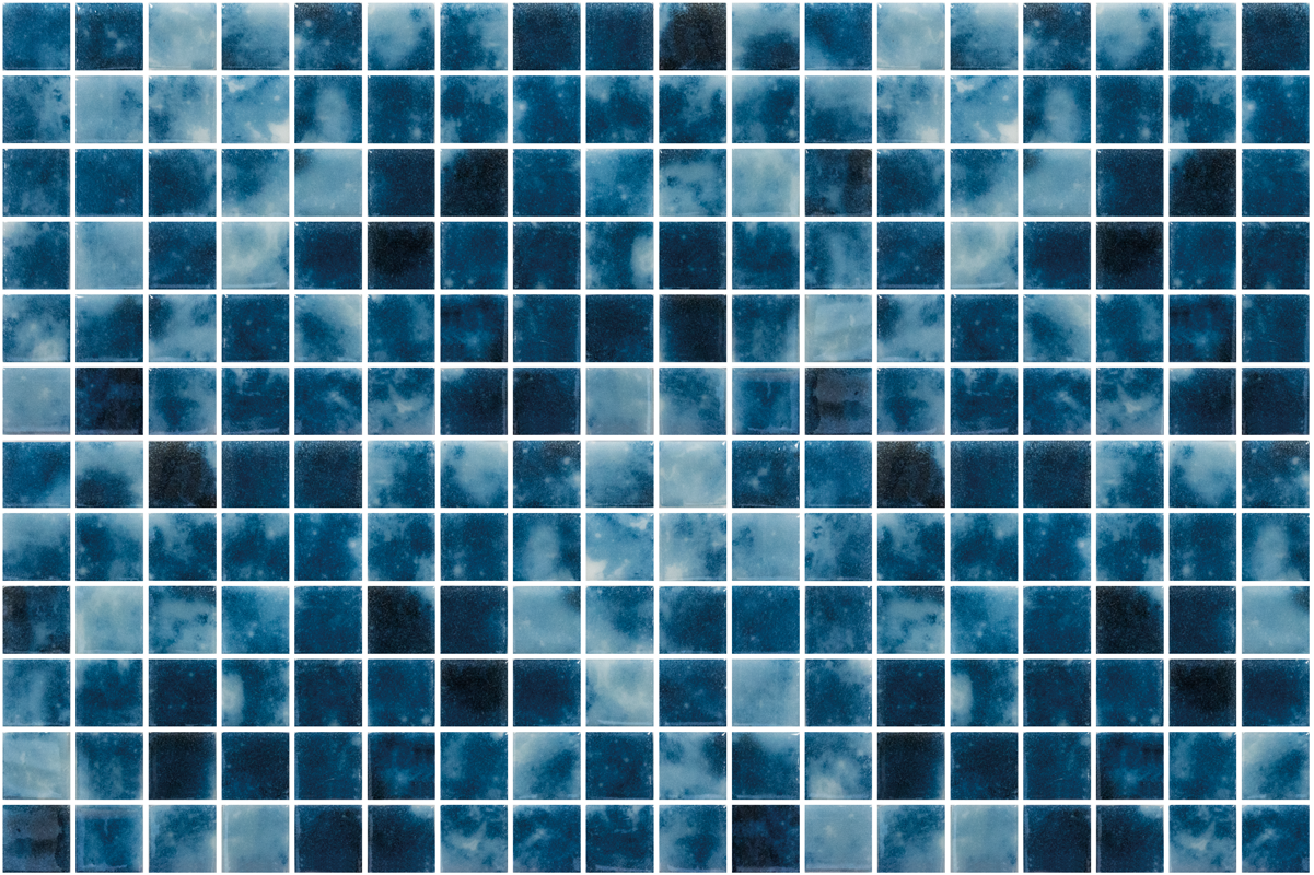 QDI Surfaces Vanguard 1 x 1 12.25" x 18.25 Glass Mosaic