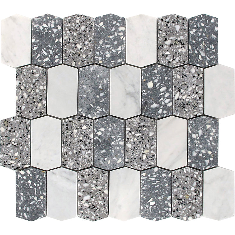 MIR Mosaic Veneziana 1.6 x 3.2 11.4" x 13.4" Natural Stone Mosaic
