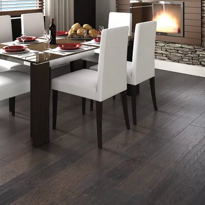 Mohawk TecWood Essentials Weathered Portrait RW x RL Espresso Hickory Hardwood Plank