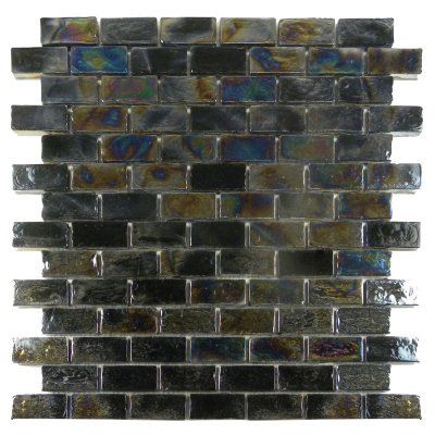 QDI Surfaces Zeugma Brick 11.2 x 12" Glass Mosaic