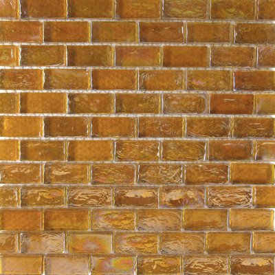 QDI Surfaces Zeugma Brick 11.2 x 12" Glass Mosaic