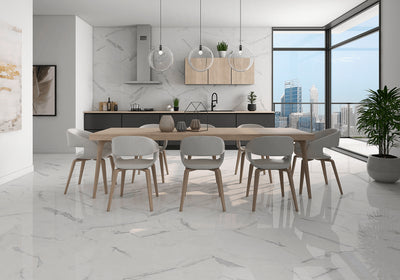 Roca Tile Bianco Venatino 12" x 24" Porcelain Tile