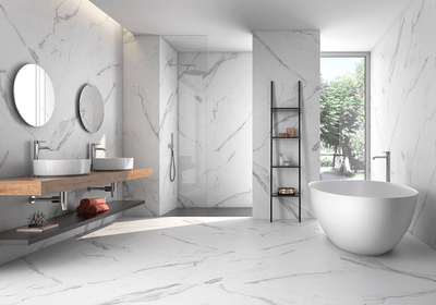 Roca Tile Bianco Venatino 12" x 24" Porcelain Tile