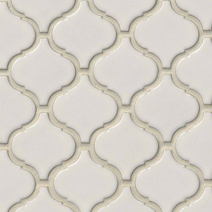 MS International Specialty Shape Arabesque 12" x 12" Porcelain Mosaic
