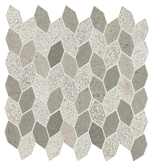 American Olean Candora Linear Leaf 11.19" x 12.25" Natural Stone Mosaic