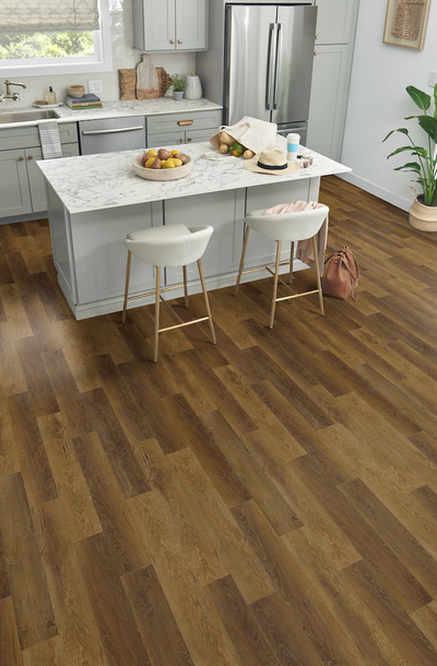 Mannington Essentials Napa 7" x 48" Tannin Vinyl Plank