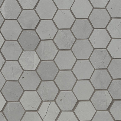 MS International Sande Hexagon 12" x 12" Porcelain Mosaic