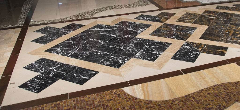 MS International China Black With Vein 12" x 12" Marble Tile