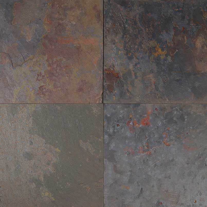 MS International Slate And Quartzite 16" x 16" Natural Stone Tile