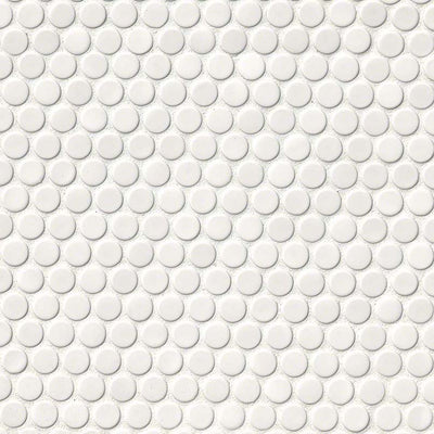 MS International Penny 11.30" x 12.20" Porcelain Mosaic